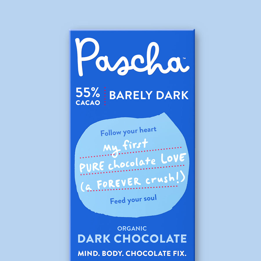 55% Cacao Organic Vegan Dark Chocolate Bar (2.8 oz)