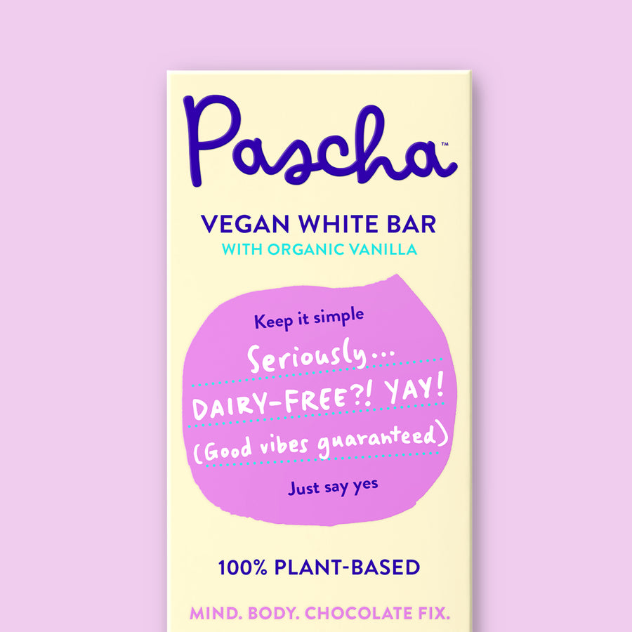*OVERSTOCK SHORT-DATED SALE* Organic Vegan White Bar (2.8 oz)
